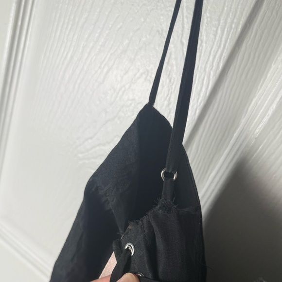 House of CB Serenita Black Floral Lace Back Mini Dress XL - Picture 5 of 10